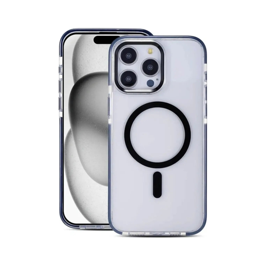 Clear MagSafe iPhone 15 Pro Case - Black WayCase