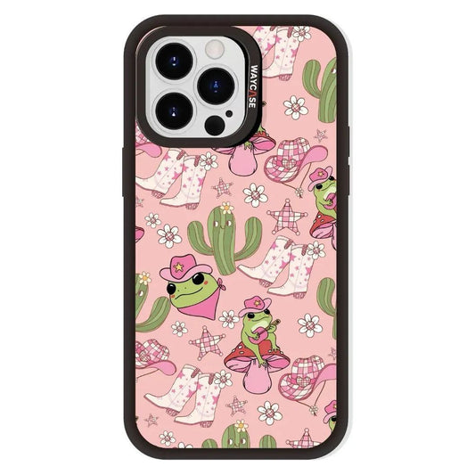 Tough MagSafe® iPhone Case | MagSnap™ Cowboy Frog - WayCase