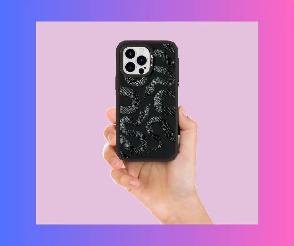 Snake Patterned iPhone 16 Pro Max Case