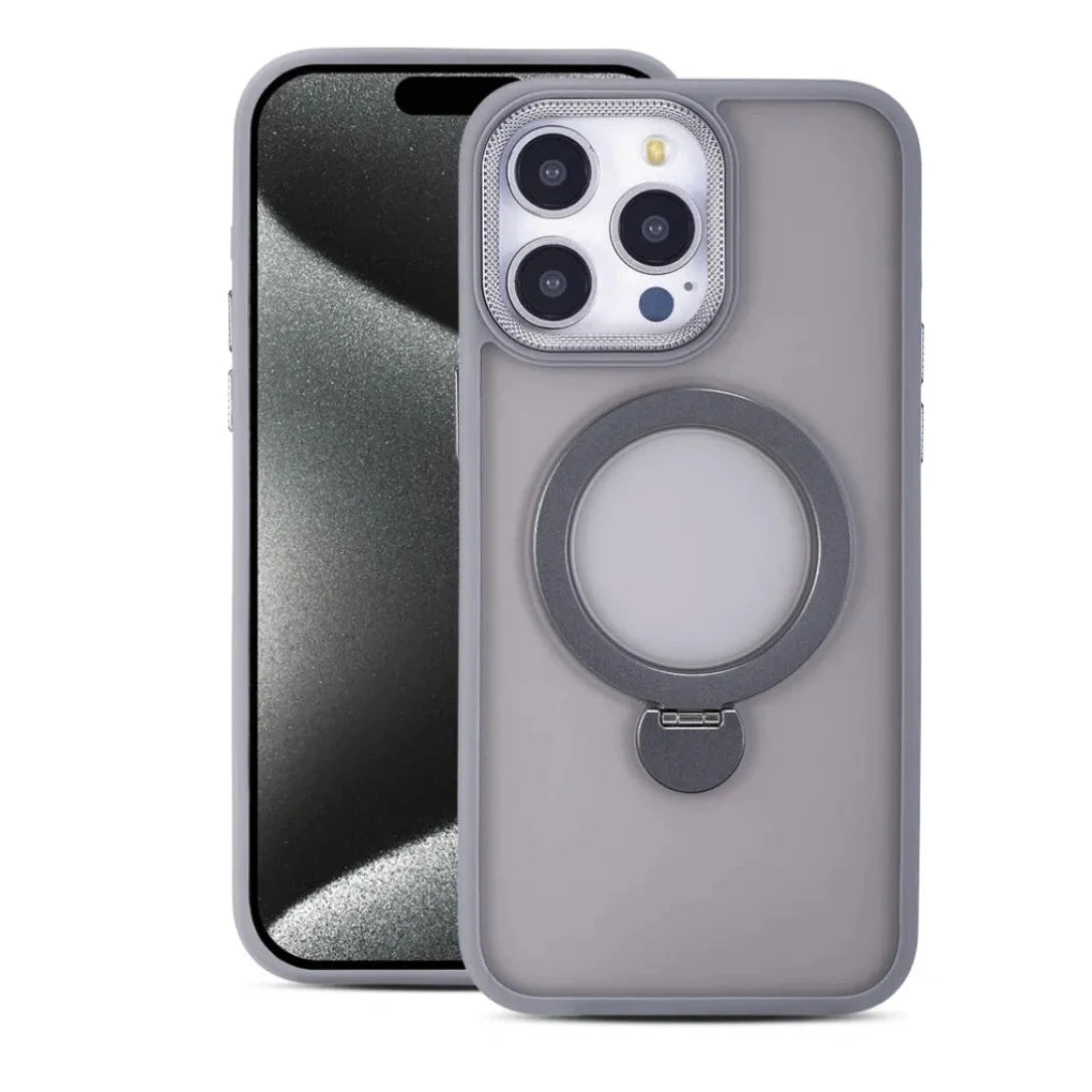 Grey Kickstand iPhone Case