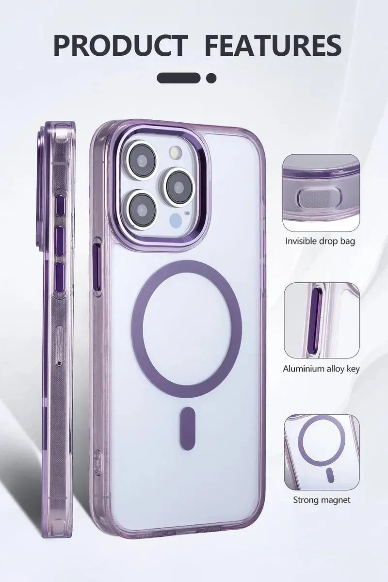 Clear MagSafe iPhone 13 case with raised camera bump