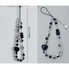 Black Beaded Phone Strap WayCase