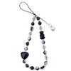 Black Beaded Phone Strap WayCase