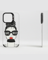 MagSnap Interchangeable Back Cover – Monochrome with Colour Accents - WayCase
