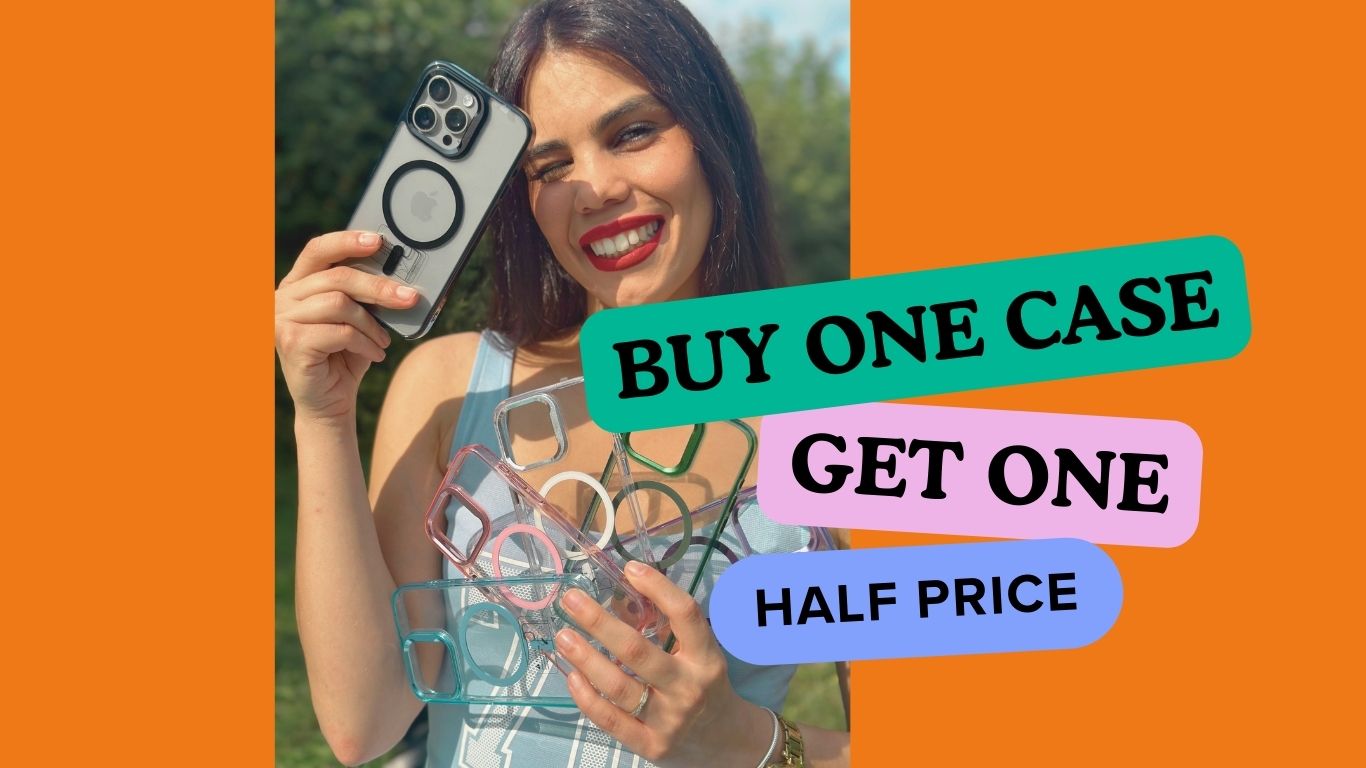 Buy one phone case get the second at half price