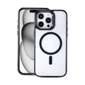 Clear MagSafe iPhone 15 Pro Max Case - Black WayCase