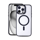 Clear MagSafe iPhone 15 Pro Max Case - Black WayCase