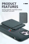 MagSafe Wallet for iPhone – Magnetic Black Leather Card Holder WayCase