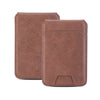 MagSafe Wallet for iPhone – Magnetic Dark Brown Leather Card Holder WayCase