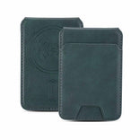 MagSafe Wallet for iPhone – Magnetic Green Leather Card Holder WayCase