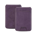 MagSafe Wallet for iPhone – Magnetic Purple Leather Card Holder WayCase