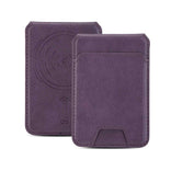 MagSafe Wallet for iPhone – Magnetic Purple Leather Card Holder WayCase