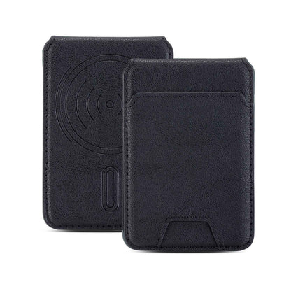 MagSafe Wallet for iPhone – Magnetic Black Leather Card Holder WayCase