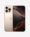 iPhone 16 Pro Max Desert Titanium back and front view