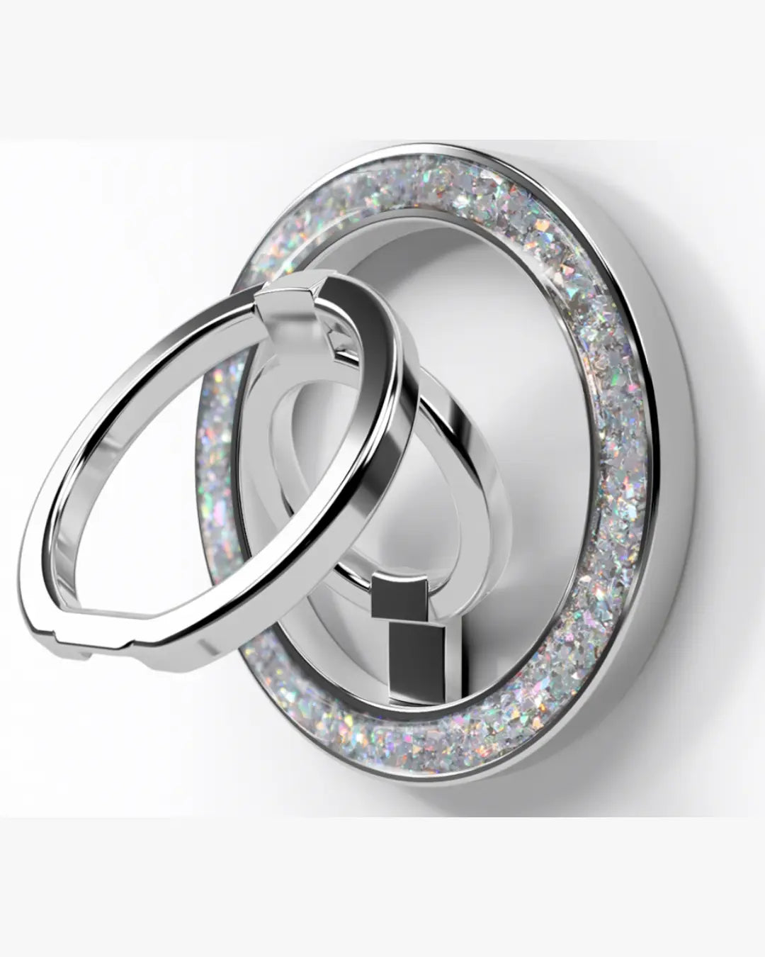 Magnetic Ring Holder - Silver Gliter WayCase
