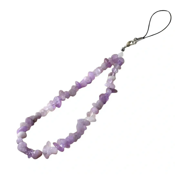 Purple Crystal Phone Strap for iPhone & Android WayCase