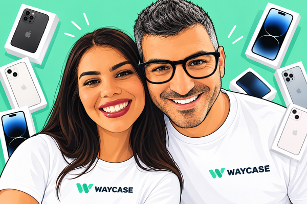 WayCase team illustration using the closer photo for better likeness