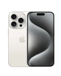 Refurbished iPhone 15 Pro Max White Titanium Unlocked - WayCase